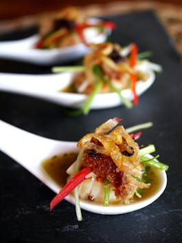 Asian Scallops with Crispy Pork CU single P THERMOMIX