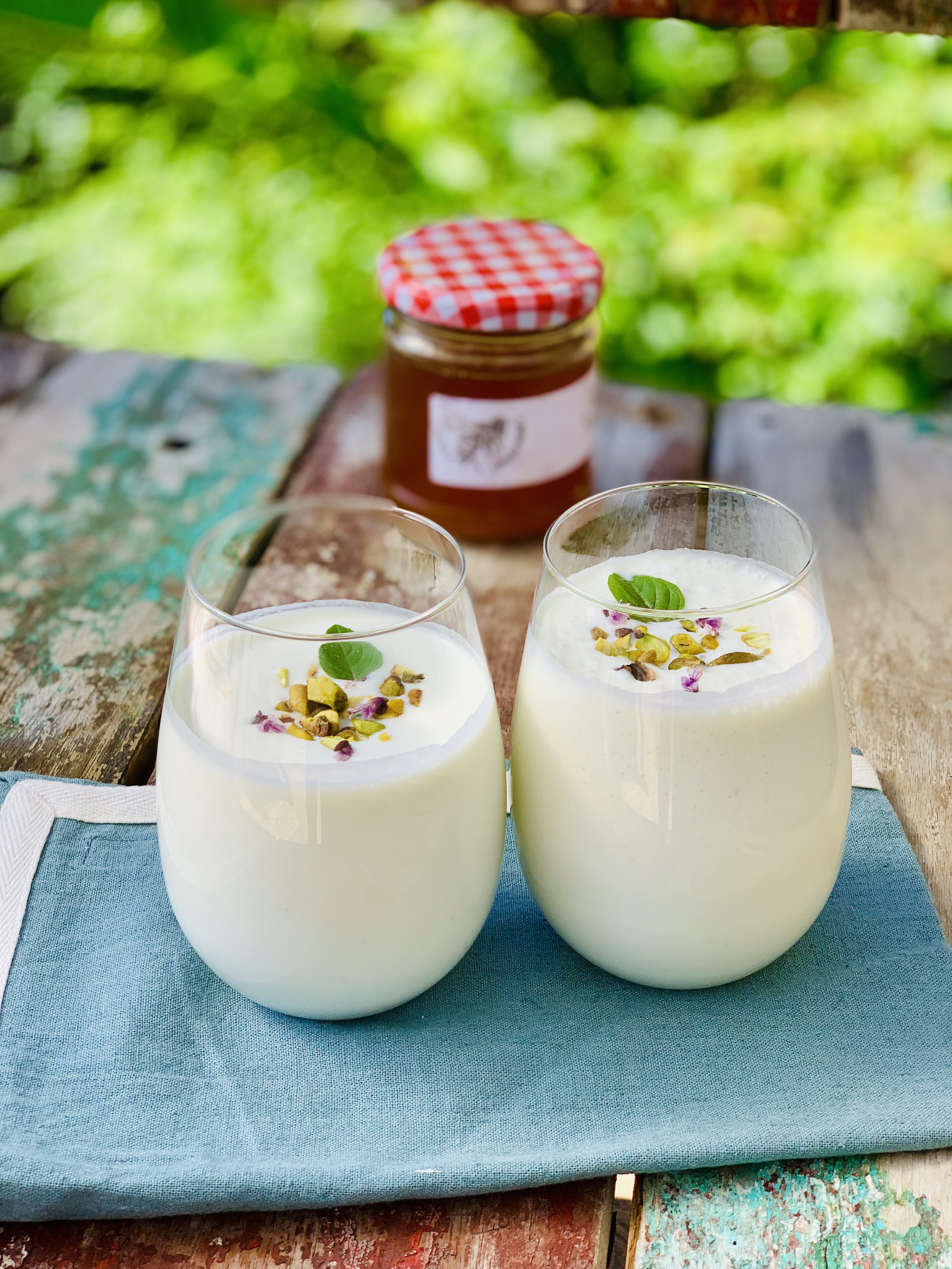 Thermomix recipe Basil Honey Lassi