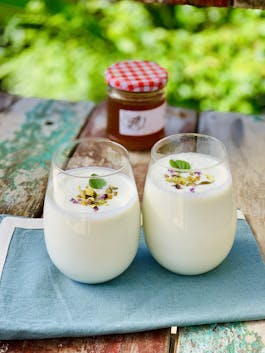 Basil Honey Lassi P