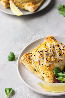 Brie and Leek Pastries