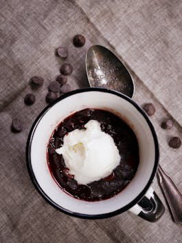 Brownie in a Mug for One P