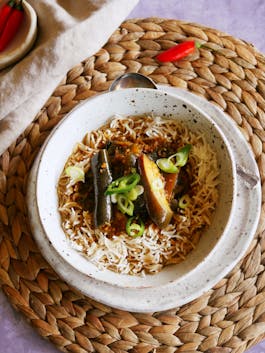 Burmese Eggplant Curry OH P TENINA