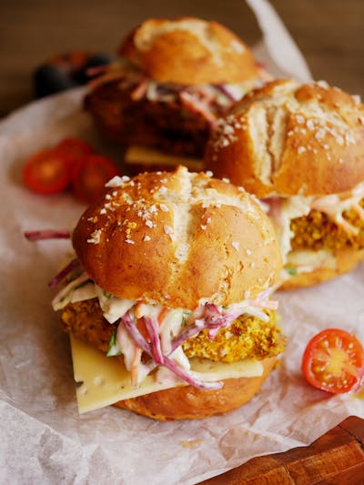 Buttermilk Chicken Burgers