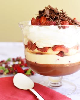 Chocolate Strawberry Trifle Fotor