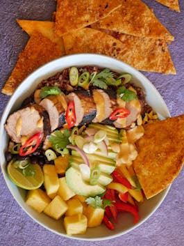 Caribbean Pork Nourish Bowl P TENINA