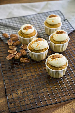 Carrot Orange and Pecan Muffins