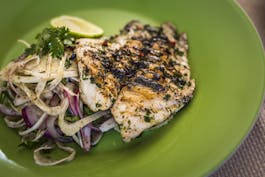 Charred Moroccan Fish Fillets With Fennel Salad