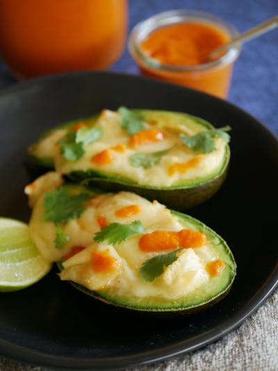 Cheesy Avocados