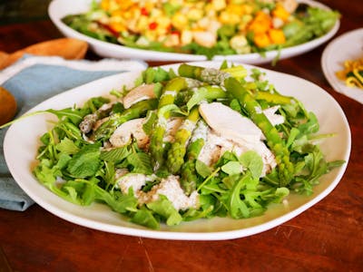 Chicken Quinoa Salad with Asparagus