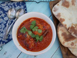 Chicken Tikka Masala and naan LS