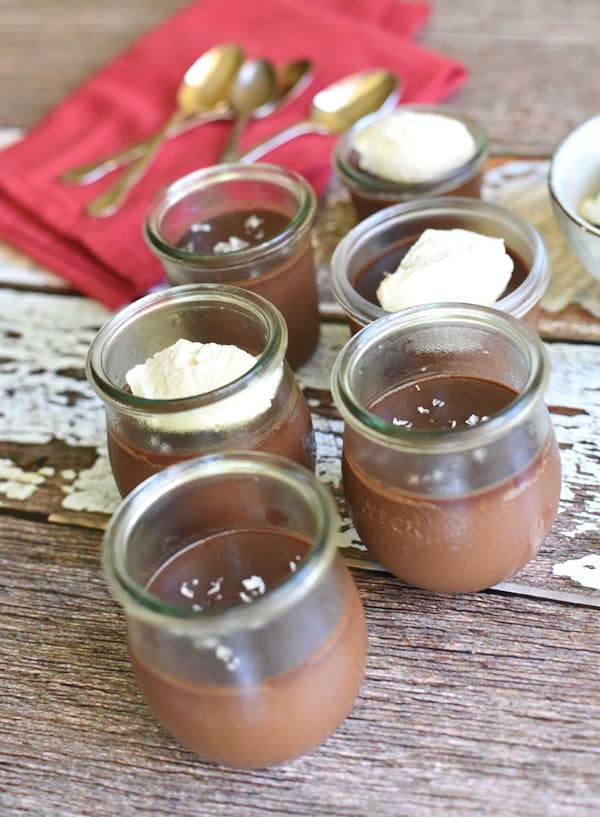 Chocolate Pudding with Salt Flakes copy