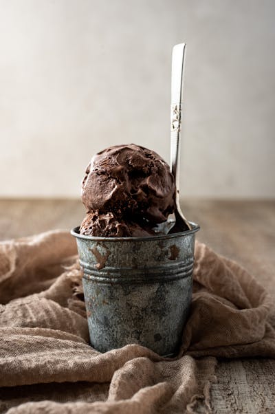 Chocolate Vice Cream or Vegan Ice Cream