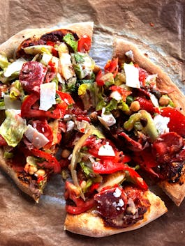 Chopped Salad Pizza P