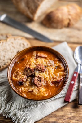 Chorizo Potato and Cabbage Soup