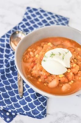 Chunky Pumpkin and Vegie Soup