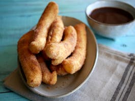 Churros And Chocolate Sauce Fotor