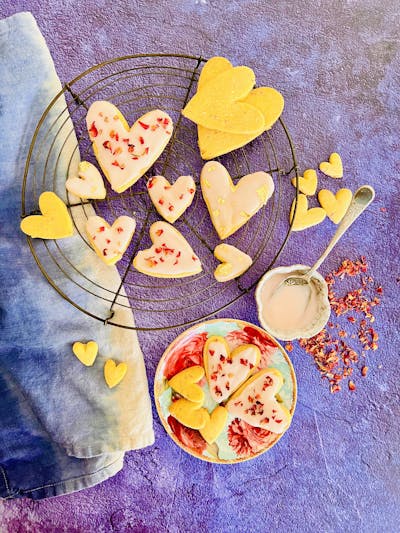 Citrus Valentine's Cookies