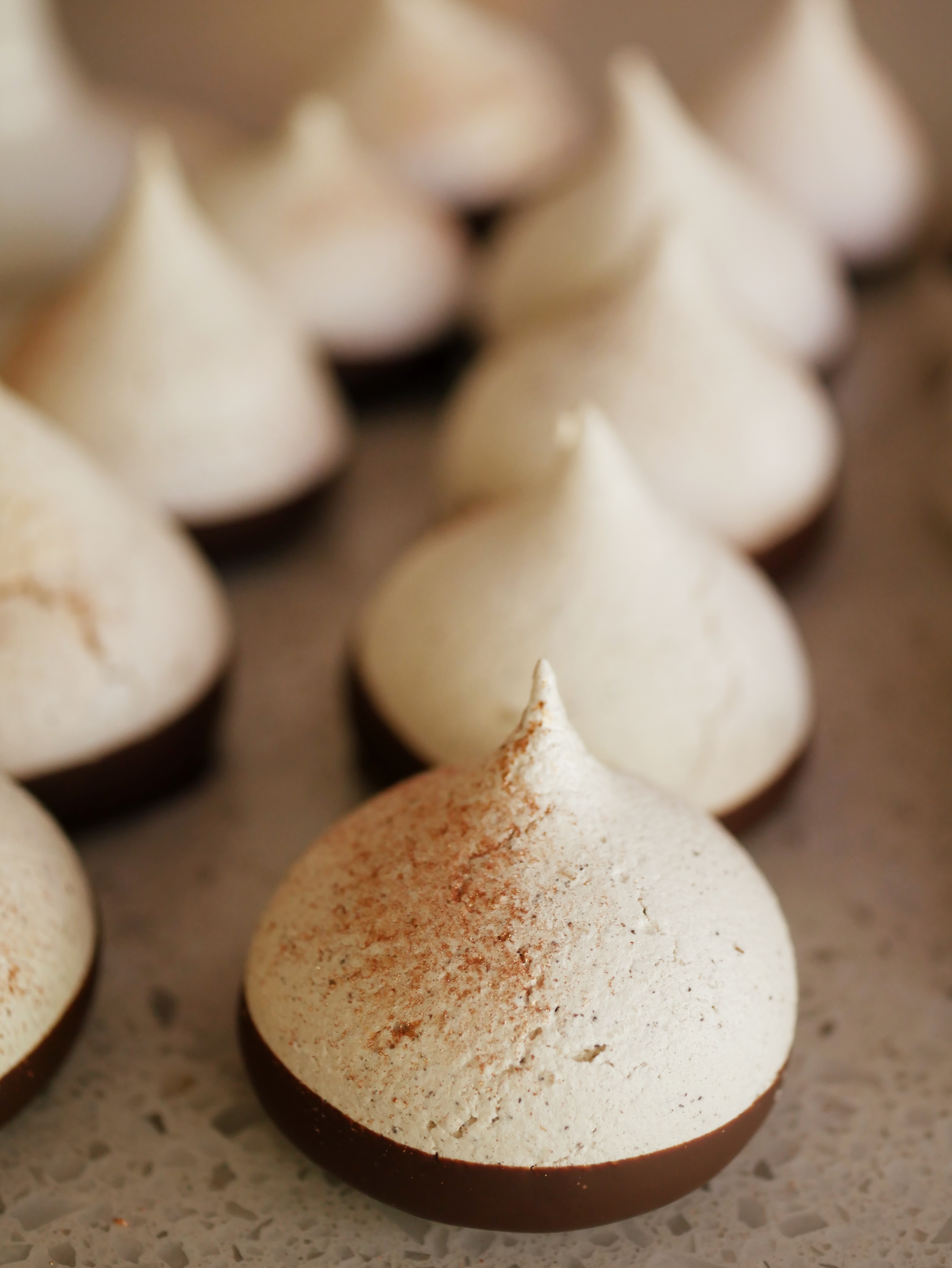 Thermomix recipe Chocolate Dipped Coffee Meringues