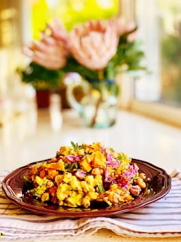 Curried Pumpkin And Cauliflower Salad Fotor