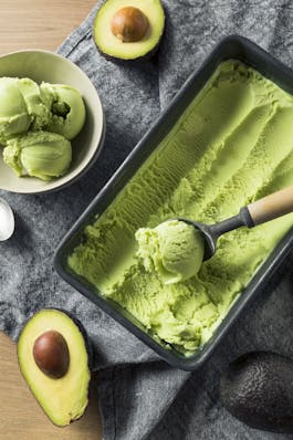 Dairy free Avocado Ice Cream P