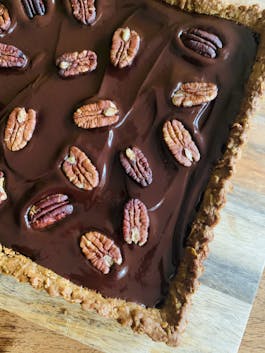 Dark Chocolate Ganache Tart P