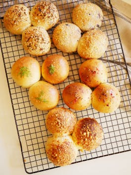 Dinner Rolls 6 ways OH P Thermomix