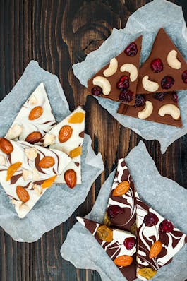 Fruit Anise Chocolate Bark with options