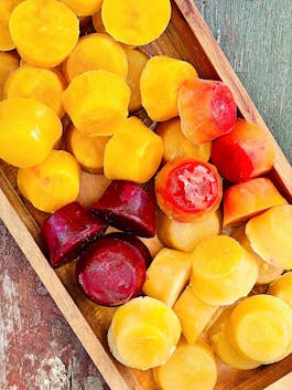 Fruity Tropical Ice Cubes