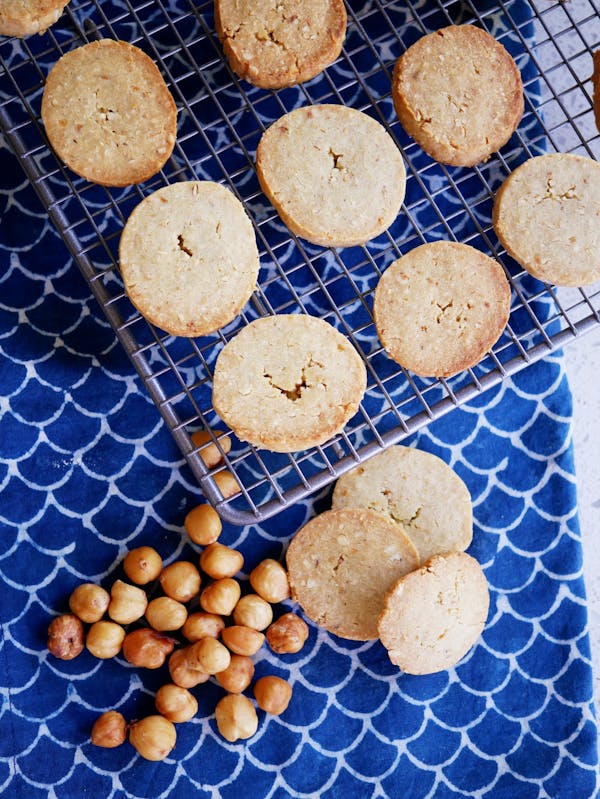 Hazelnut And Blue Cheese Shortbread P Fotor