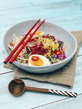 Korean Cold Noodle Bowls