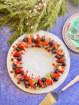 Lamington Christmas Wreath