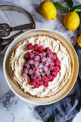 Lemon Cloud Tart with Berries 2