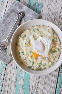 Lemon Pea and Parmesan Risotto