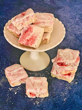 Lemon Raspberry Marshmallows Thermomix