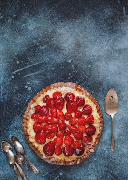 Lime Strawberry Tart P