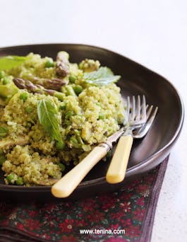 Minted Green Quinoa Pilaf Fotor