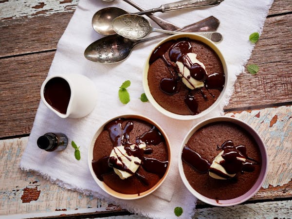 Minty Chocolate Fudge Puddings Ls Fotor