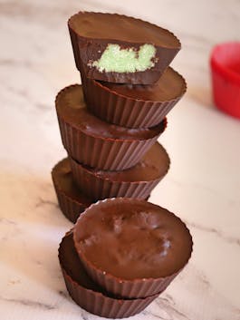 Minty Coconut Butter Cups Fotor