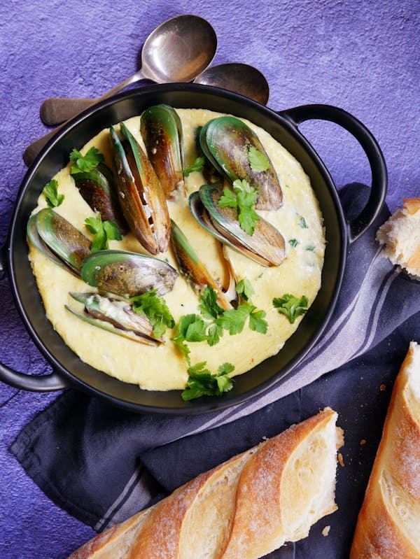 Mouclade French Mussels in Curry Cream Sauce P Thermomix