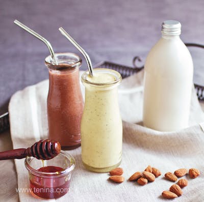 Nut Milk Banana and/or Chocolate Smoothies