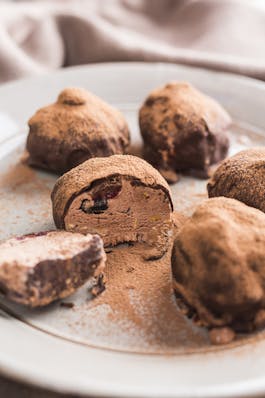 Panforte Ice Cream Truffles