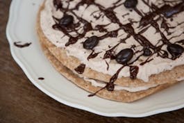 Pecan Dacquoise with Orange Chocolate Cream