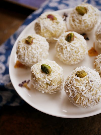 Pistachio Burfi Bliss Balls