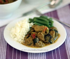 Pork-eggplant-curry