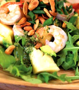 Prawn Peanut Pineapple Salad