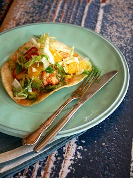 Prawn Tostada