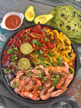 Prawn and Vegie Fajitas