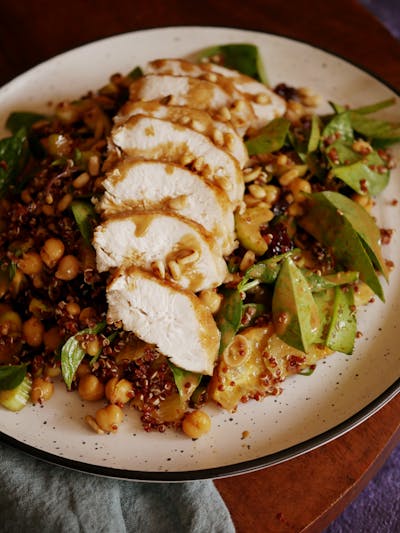 Quinoa Chicken Salad With Orange Balsamic Dressing