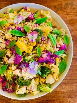 Roasted Cauliflower and Broccoli Salad TENINA