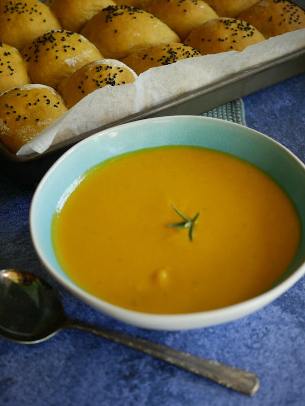 Roasted Pumpkin Soup with Rosemary P